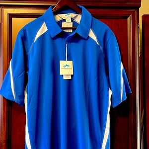 Tri-Mountain Ultra Cool Performance Moisture Wicking Technology Activewear Polo!